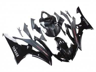 Best 2008-2016 Yamaha YZF 600 R6 Motorcycle Fairings - Glossy Black Matte Black UK