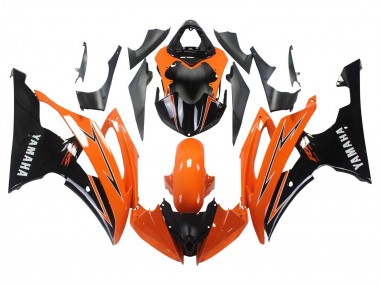 Best 2008-2016 Yamaha YZF 600 R6 Motorcycle Fairings - Orange Black UK