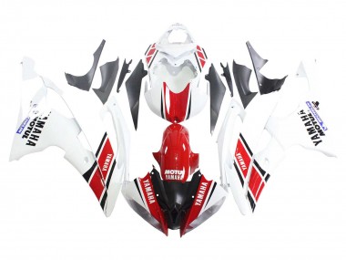 Best 2008-2016 Yamaha YZF 600 R6 Motorcycle Fairings - White Red Black Motul Michelin UK