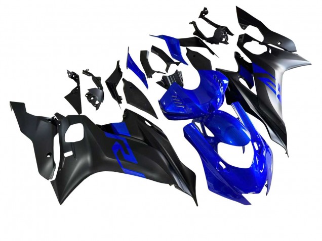 2017-2023 Yamaha YZF 600 R6 Motorcycle Fairings - Blue Matte Black UK