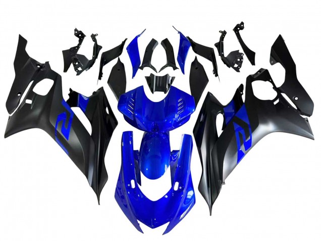 2017-2023 Yamaha YZF 600 R6 Motorcycle Fairings - Blue Matte Black UK