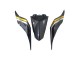 2017-2023 Yamaha YZF 600 R6 Motorcycle Fairings - Gold Black Carbon Fiber UK