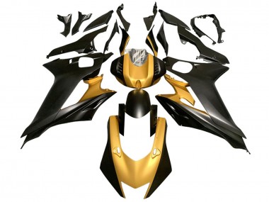 Best 2017-2023 Yamaha YZF 600 R6 Motorcycle Fairings - Gold Matte Black UK