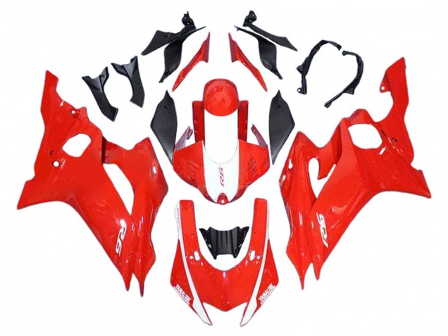 2017-2023 Yamaha YZF 600 R6 Motorcycle Fairings - Red White UK
