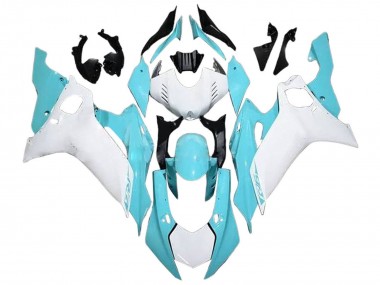 Best 2017-2023 Yamaha YZF 600 R6 Motorcycle Fairings - White Light Blue UK