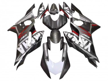 Best 2017-2023 Yamaha YZF 600 R6 Motorcycle Fairings - Matte Black White Red UK