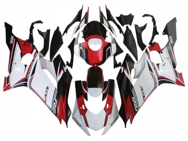 Best 2017-2023 Yamaha YZF 600 R6 Motorcycle Fairings - White Red Black Semakin Didepan UK