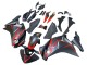2011-2015 Honda CBR250RR Motorcycle Fairings - Matte Black Red Stripe UK