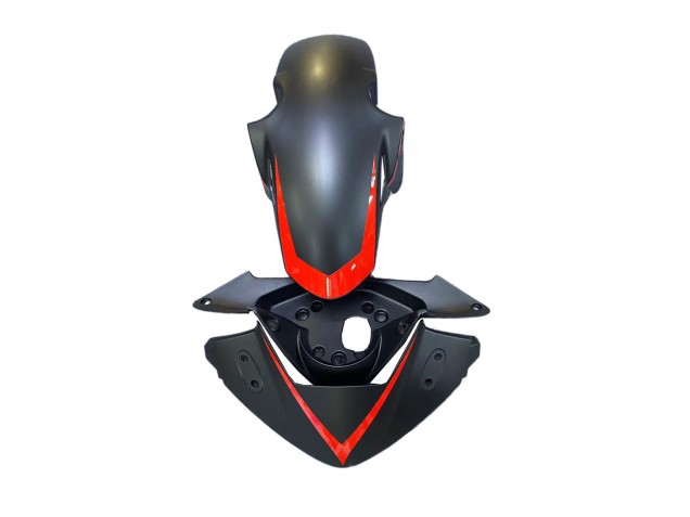 2011-2015 Honda CBR250RR Motorcycle Fairings - Matte Black Red Stripe UK