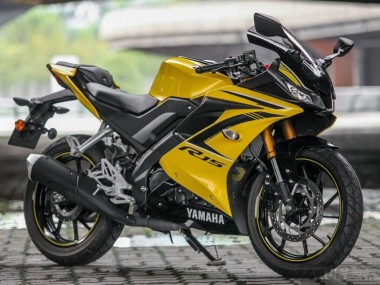 Best 2018-2024 Yamaha YZF R15 Motorcycle Fairings - Yellow Black UK