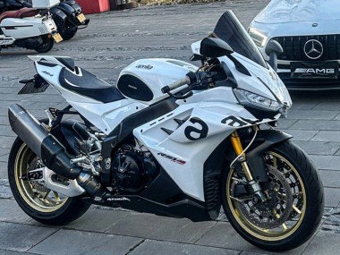 Best 2021-2024 Aprilia RSV4 1100 Motorcycle Fairings - White Black UK