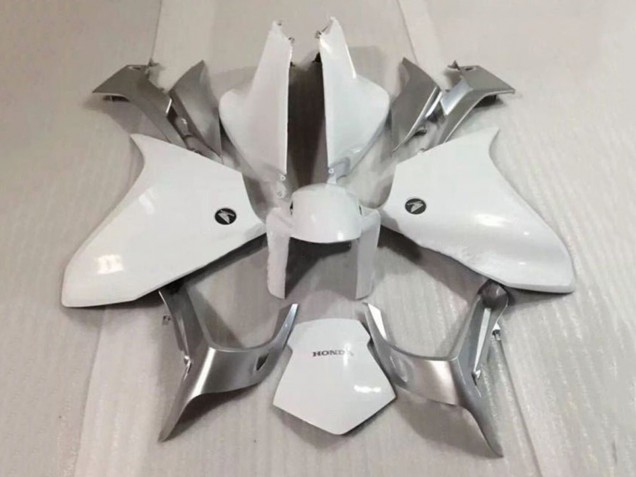2010-2014 Honda VFR 1200 Motorcycle Fairing - Silver White UK