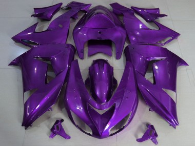 Best 2006-2007 Kawasaki ZX10R Motorcycle Fairing - Purple UK