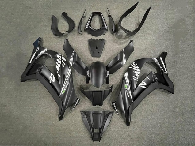 2011-2015 Kawasaki ZX10R Motorcycle Fairings - Matte Black White UK
