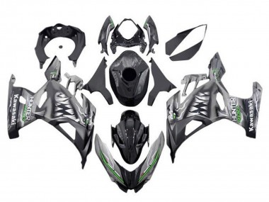Best 2018-2024 Kawasaki Ninja 400 Motorcycle Fairings - Nardo Grey Black Shark UK