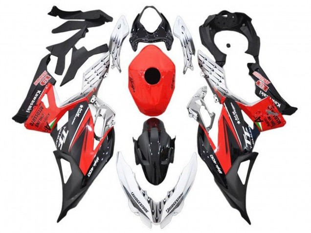 2018-2024 Kawasaki Ninja 400 Motorcycle Fairings - White Red Black UK