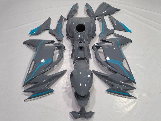 2020-2024 Kawasaki Ninja 650 EX650 Motorcycle Fairings - Grey Blue UK