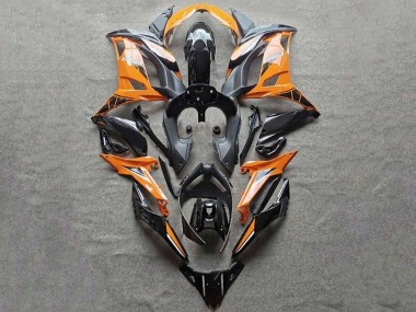 Best 2020-2024 Kawasaki Ninja 650 EX650 Motorcycle Fairings - Orange Black UK