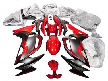 Best 2020-2024 Kawasaki Ninja 650 EX650 Motorcycle Fairings - Red Matte Black UK