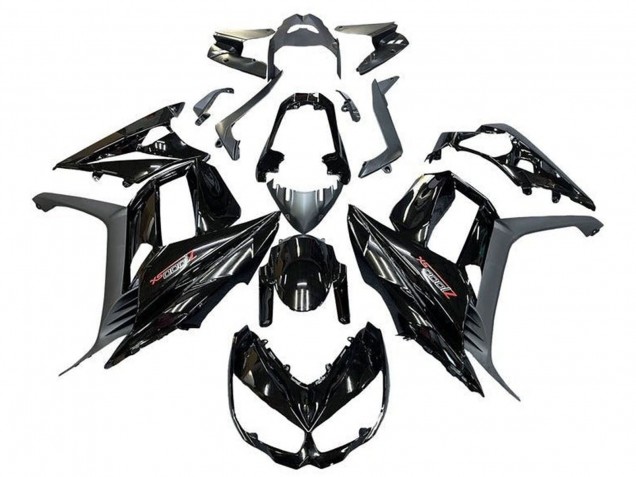 2010-2016 Kawasaki Z1000SX Motorcycle Fairings - Glossy Black UK
