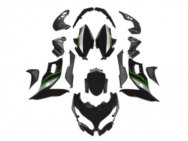 Best 2015-2021 Kawasaki Versys 650 Motorcycle Fairings - Black Green Silver UK