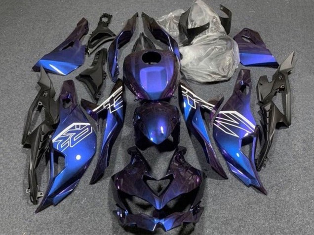 2019-2025 Kawasaki ZX25R ZX-25R Motorcycle Fairings - Purple Blue Gradient UK