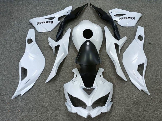 2019-2025 Kawasaki ZX25R ZX-25R Motorcycle Fairings - White Matte Black UK