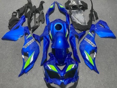 Best 2019-2025 Kawasaki ZX25R ZX-25R Motorcycle Fairings - Blue Green Ecstar UK