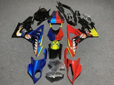 Best 2009-2014 BMW S1000RR Motorcycle Fairings - Blue Red Yellow Black Shark UK