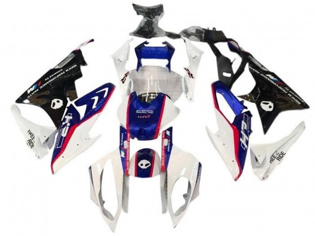 2015-2016 BMW S1000RR Motorcycle Fairings - White Blue Red Alien UK