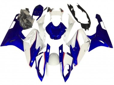 Best 2015-2016 BMW S1000RR Motorcycle Fairings - White Red Blue Pinstripe UK
