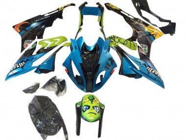 Best 2015-2016 BMW S1000RR Motorcycle Fairings - Yellow Blue Black Shark UK