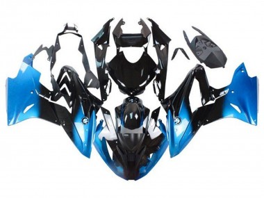 Best 2015-2016 BMW S1000RR Motorcycle Fairings - Blue Glossy Black UK