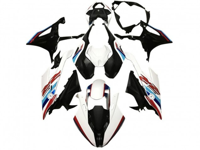 2019-2022 BMW S1000RR Motorcycle Fairings - White Blue Red Light Blue UK