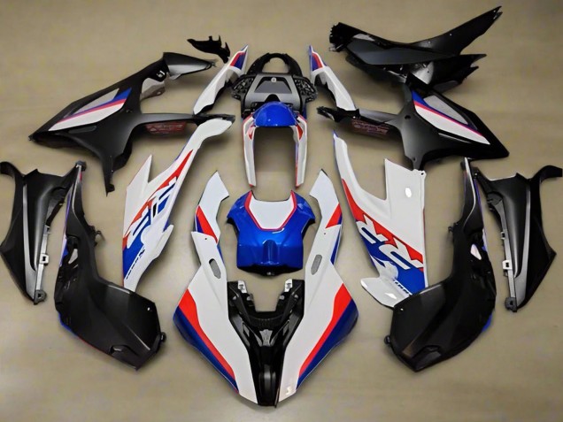 2019-2022 BMW S1000RR Motorcycle Fairings - White Red Blue Black UK