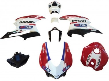 Best 2015-2020 Ducati 959/1299 Motorcycle Fairings - White Red Blue Glossy Black Tim UK