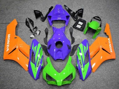 Best 2004-2005 Honda CBR1000RR Motorcycle Fairings - Purple Green Orange UK