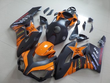 Best 2004-2005 Honda CBR1000RR Motorcycle Fairings - Orange Matte Black Rockstar UK