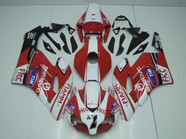 Best 2004-2005 Honda CBR1000RR Motorcycle Fairings - White Red Blue Black Fiamm Ficc 7 UK