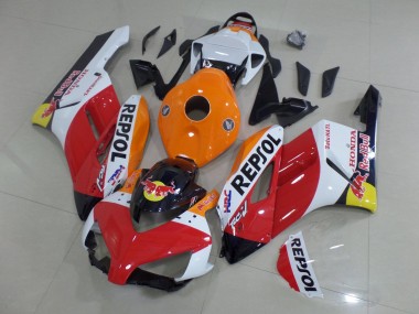 Best 2004-2005 Honda CBR1000RR Motorcycle Fairings - Orange White Red Glossy Black Repsol Red Bull HRC UK