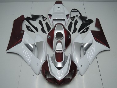 Best 2006-2007 Honda CBR1000RR Motorcycle Fairings - White Silver Glossy Black UK