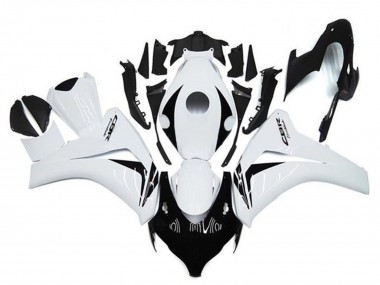 Best 2008-2011 Honda CBR1000RR Motorcycle Fairings - White Glossy Black UK