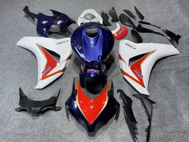 Best 2008-2011 Honda CBR1000RR Motorcycle Fairings - White Red Dark Blue Gold HRC UK