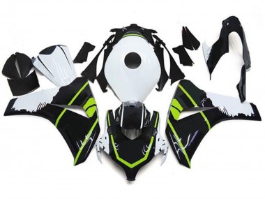 Best 2008-2011 Honda CBR1000RR Motorcycle Fairings - White Green Glossy Black UK