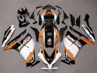 Best 2012-2016 Honda CBR1000RR Motorcycle Fairings - White Orange Glossy Black UK