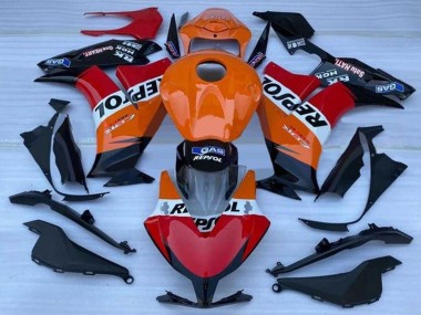 Best 2012-2016 Honda CBR1000RR Motorcycle Fairing - Orange White Red Glossy Black Repsol UK