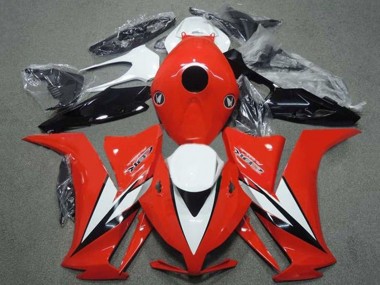 Best 2012-2016 Honda CBR1000RR Motorcycle Fairings - White Red Glossy Black Stripe UK
