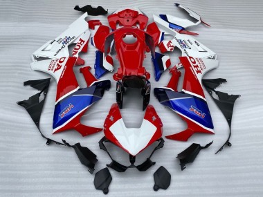 Best 2017-2023 Honda CBR1000RR Motorcycle Fairings - White Red Blue HRC UK