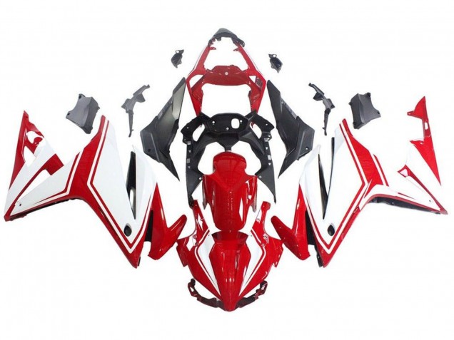 2016-2018 Honda CBR500R Motorcycle Fairings - White Red UK