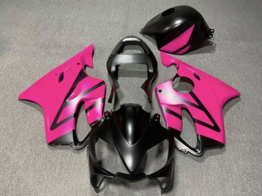 Best 2001-2003 Honda CBR600 F4i Motorcycle Fairings - Pink Matte Black UK